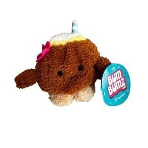 Bum Bumz Priyal The Coconut 4.5" Mini Plush NEW Beachbumz Pink Kellytoy Russ